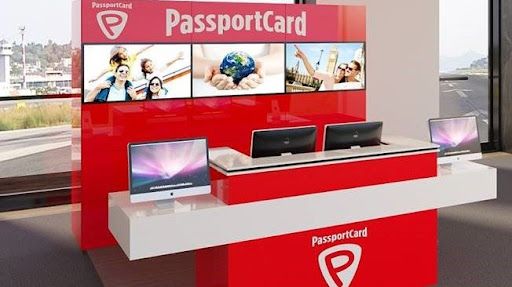 passportcard stand