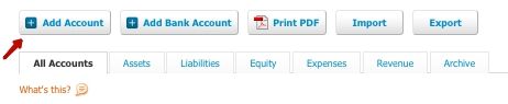 how to create the chart of accounts in xero step 3
