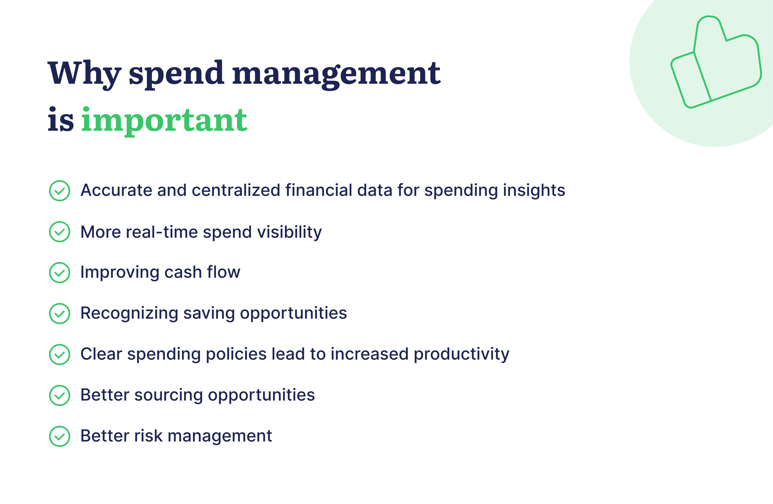 why spend management is important