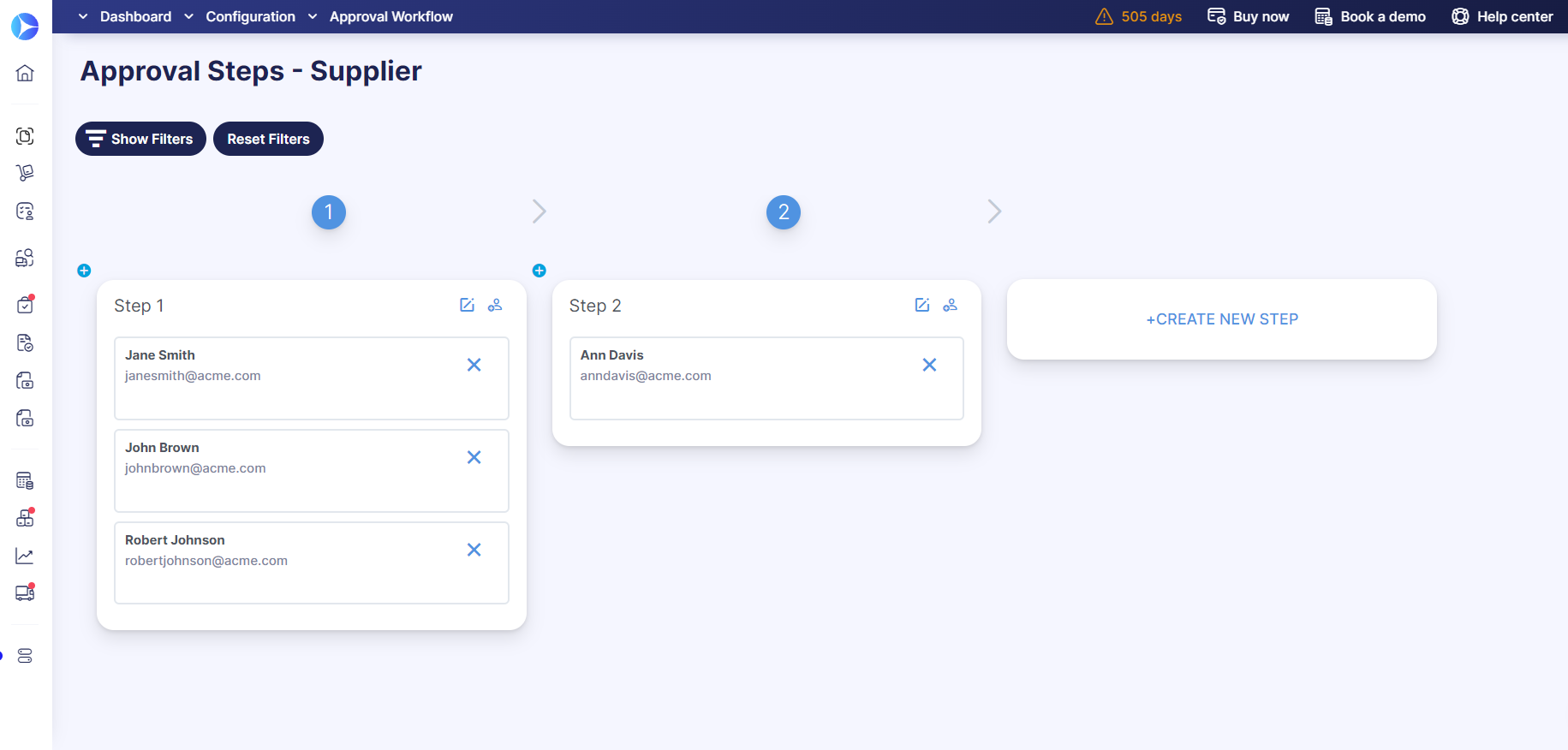 supplier approval in precoro