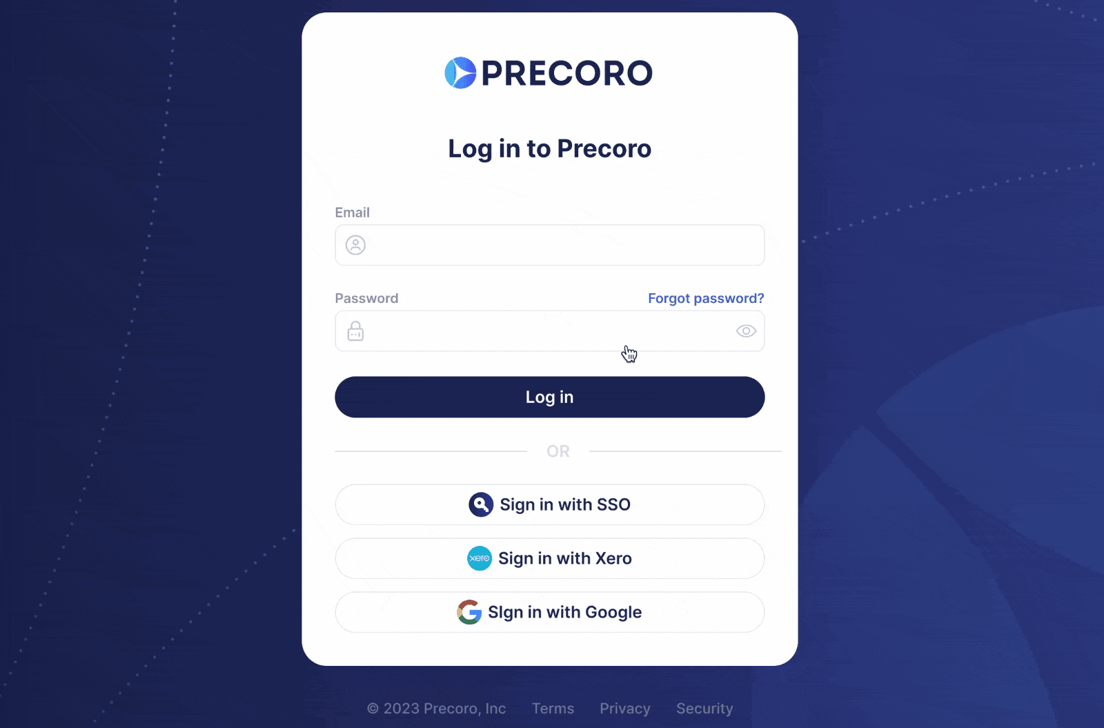 new design in precoro