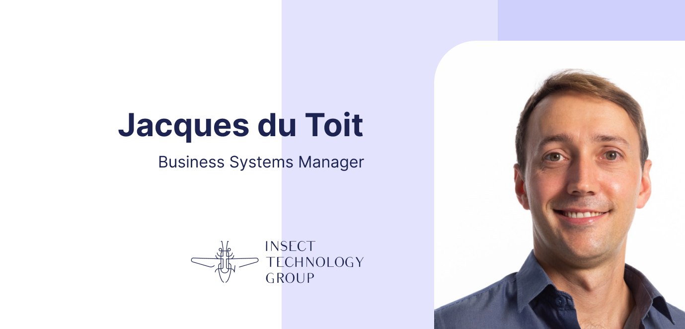 Speaker Jacques du Toit, Business Systems Manager