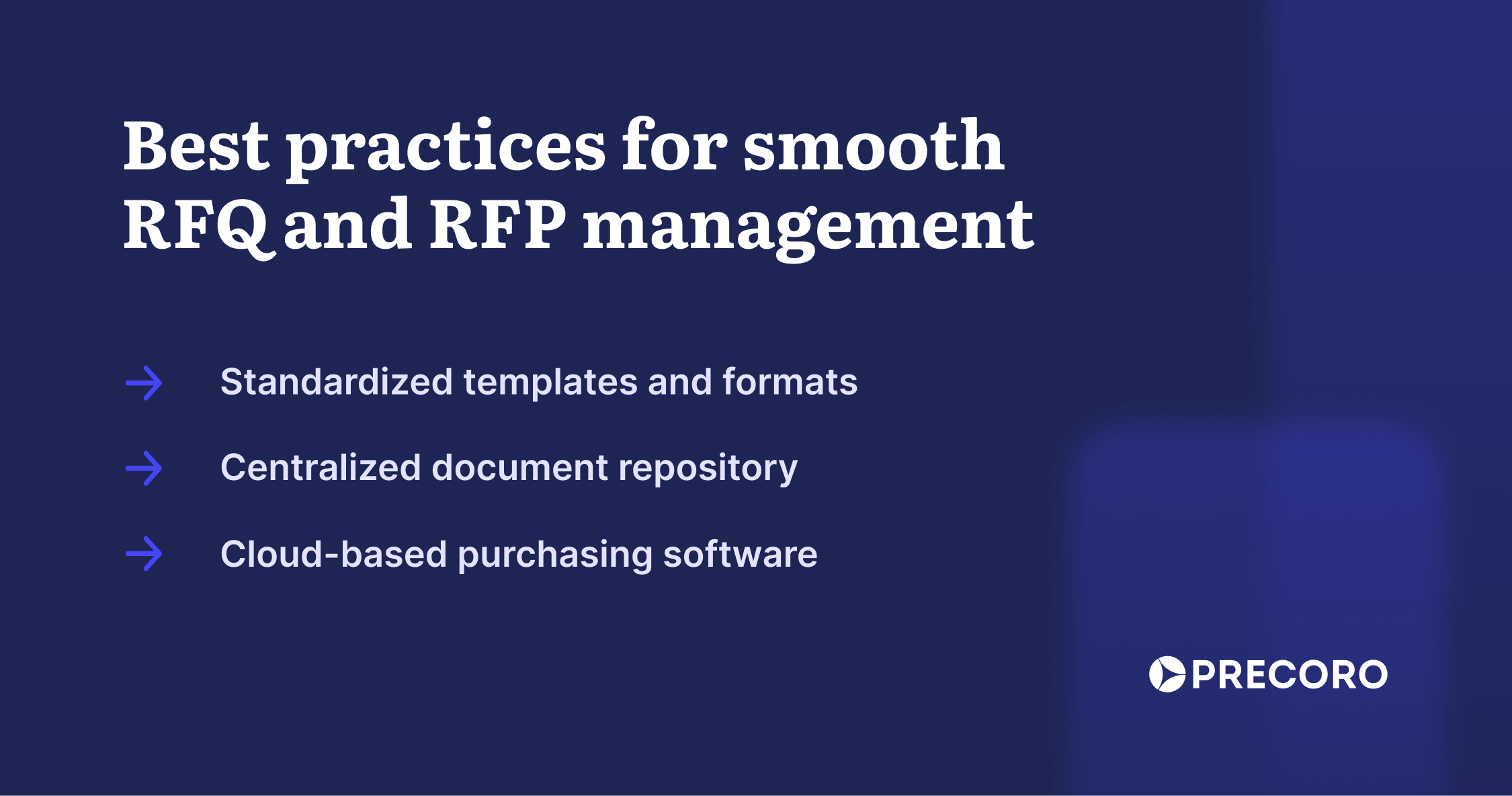 best practices for smooth RFQ and RFP management
