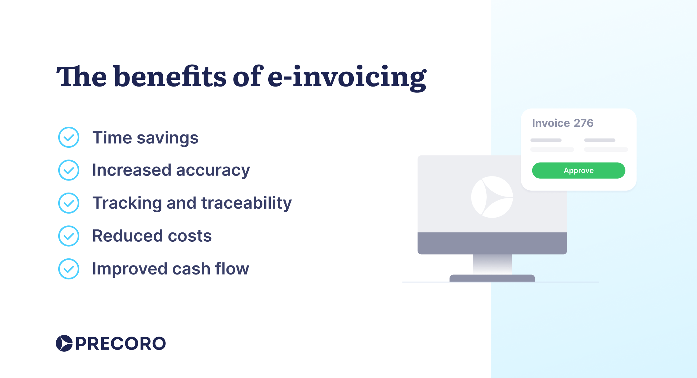 the benefits of e-invoicing