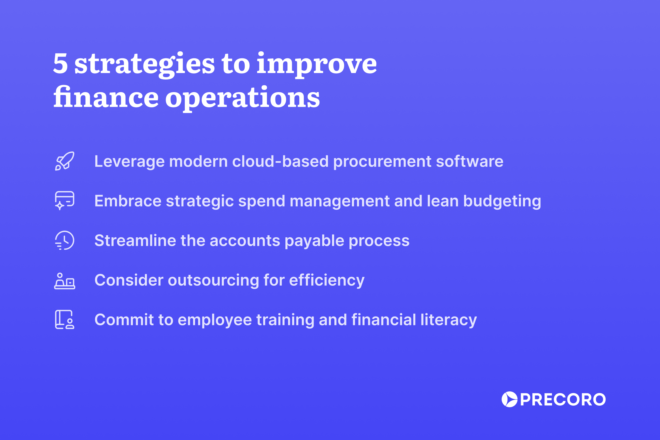 5 Ways to Improve Finance Operations for SMBs