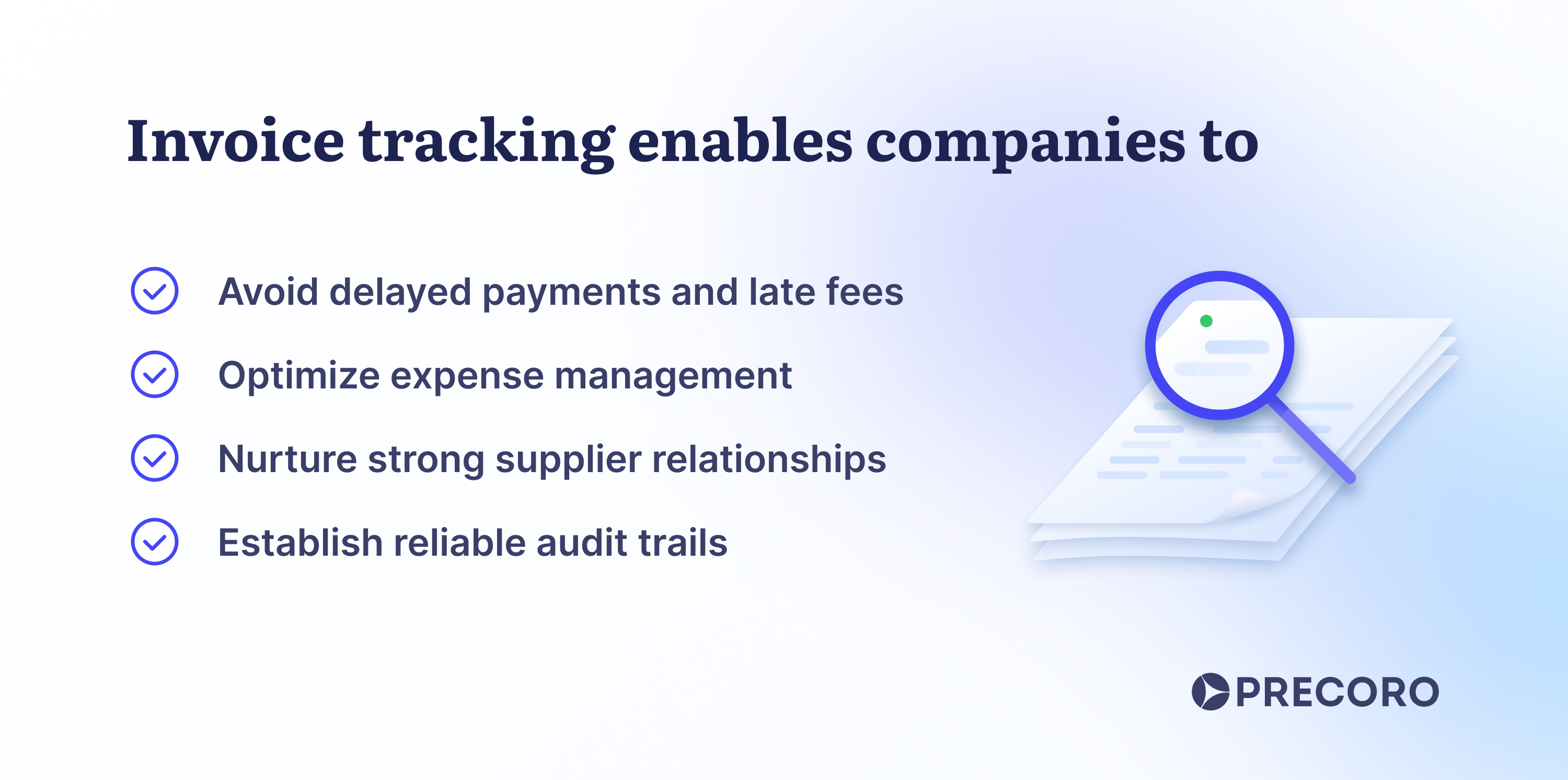 the benefits of invoice tracking