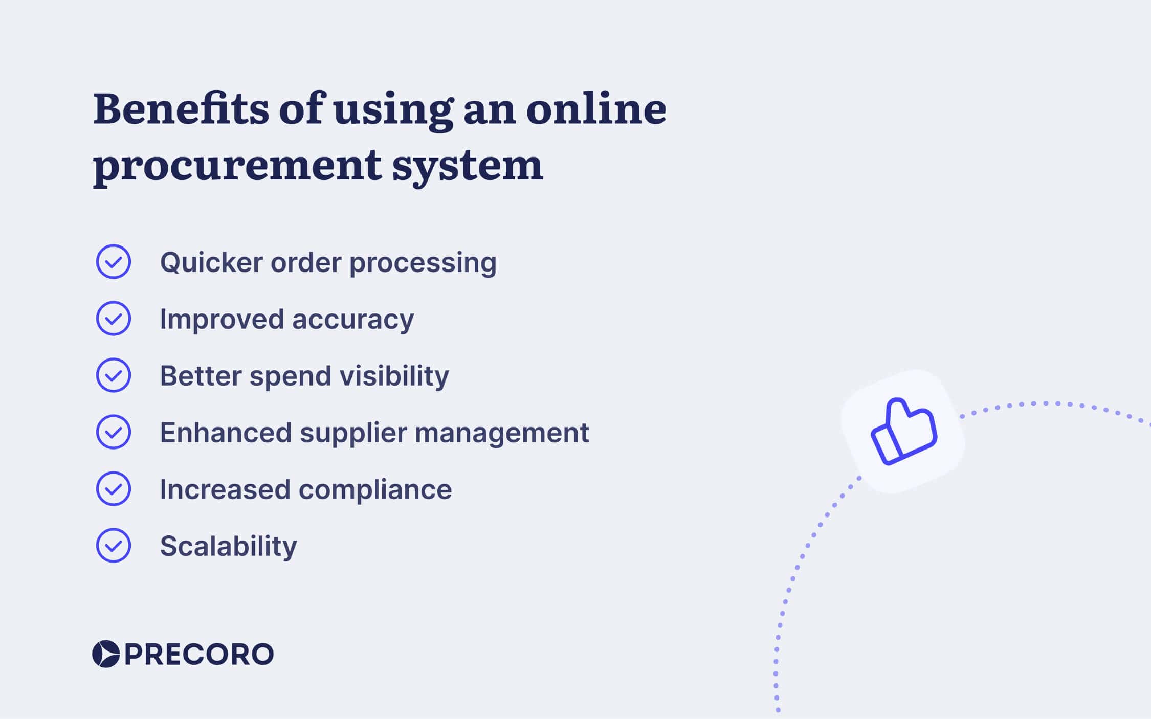 benefits of using an online procurement system