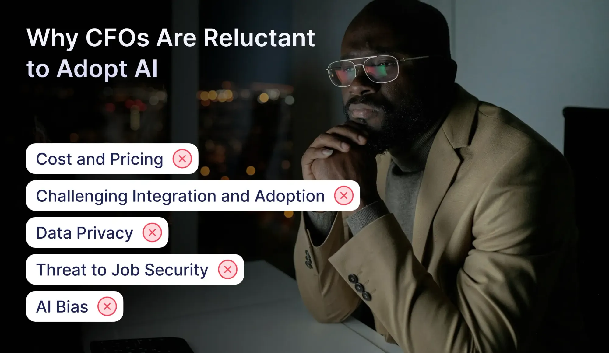 why cfos are reluctant to adopt ai