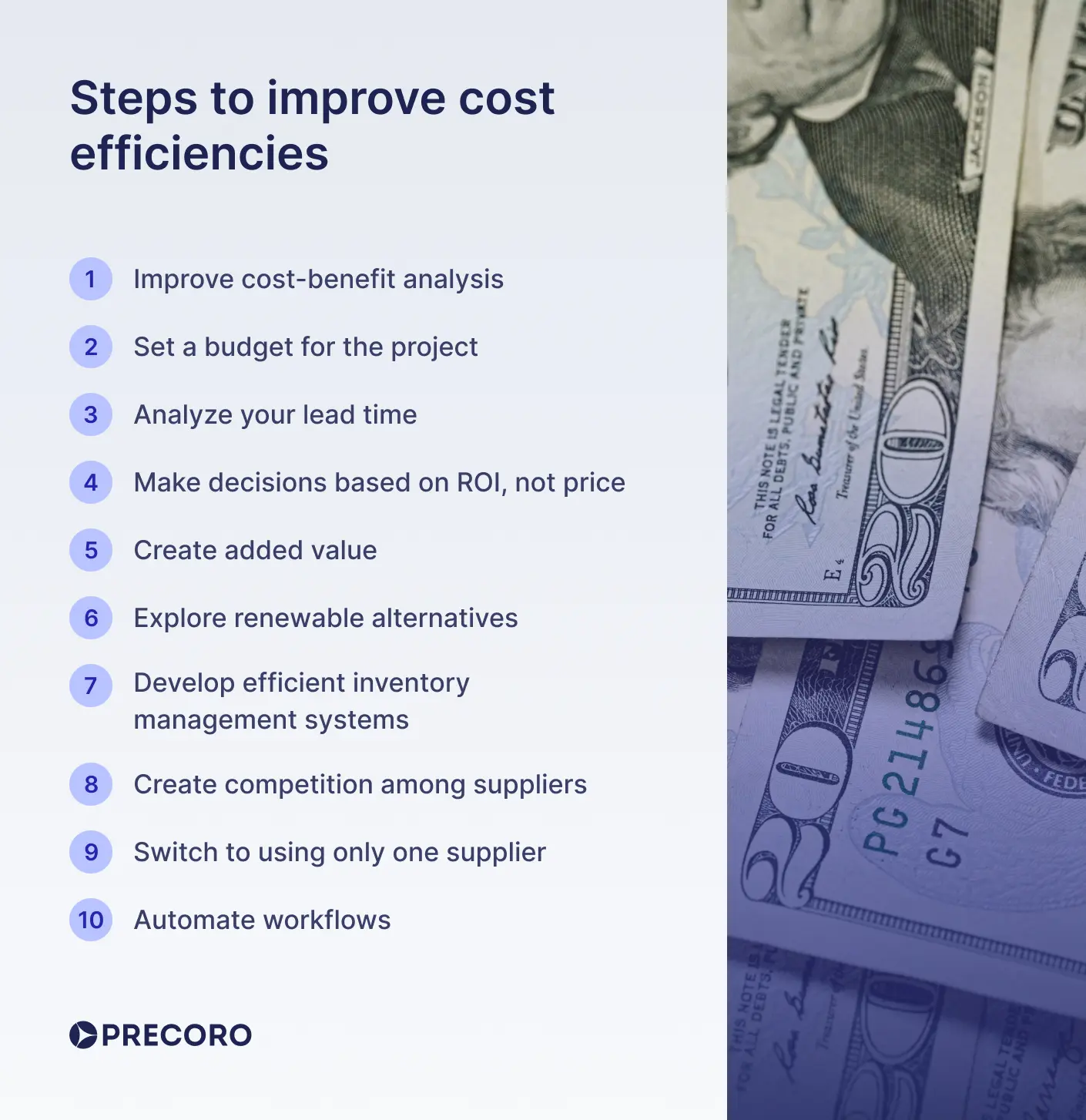 how to improve cost cost efficiency