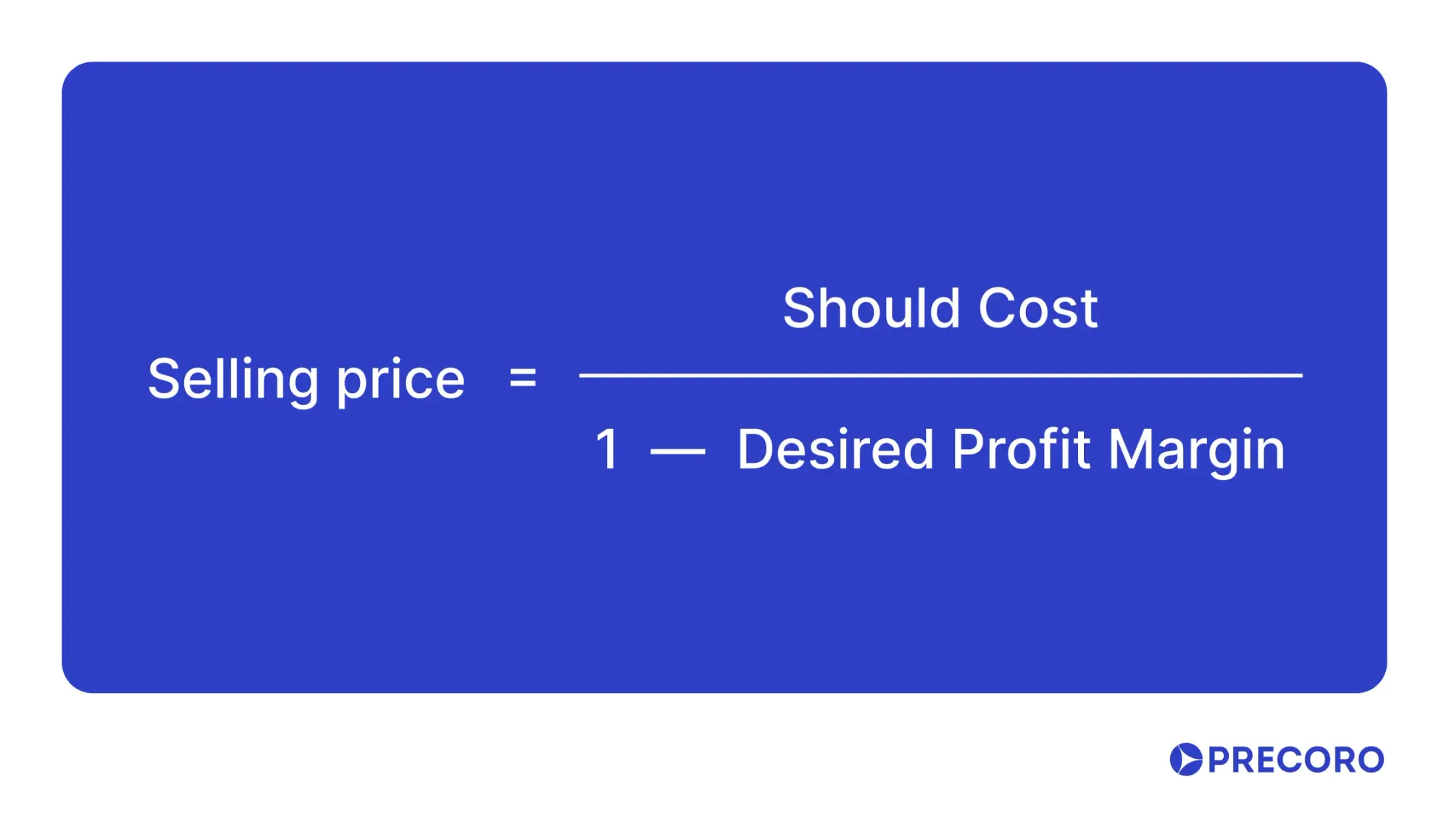 selling price formula calculation