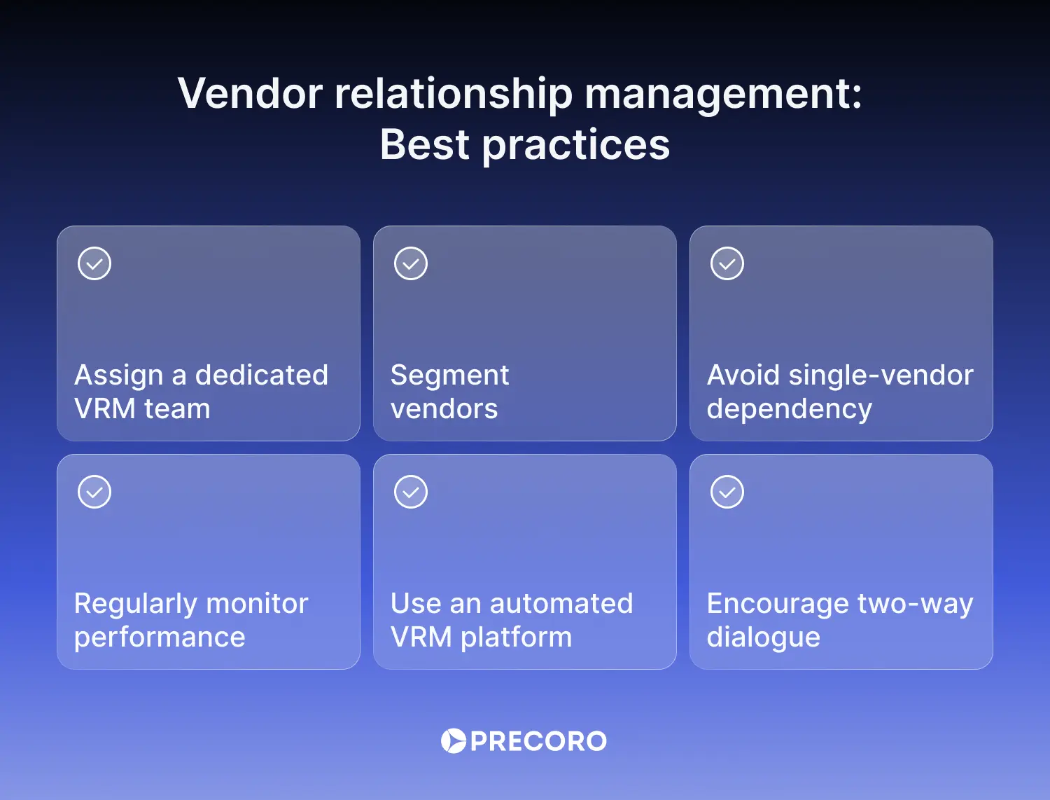 vendor relationship management best practices
