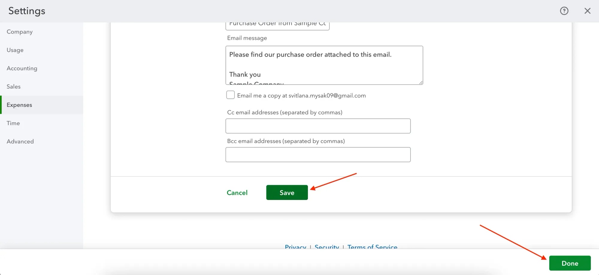 how to enable purchase orders in quickbooks online step 5