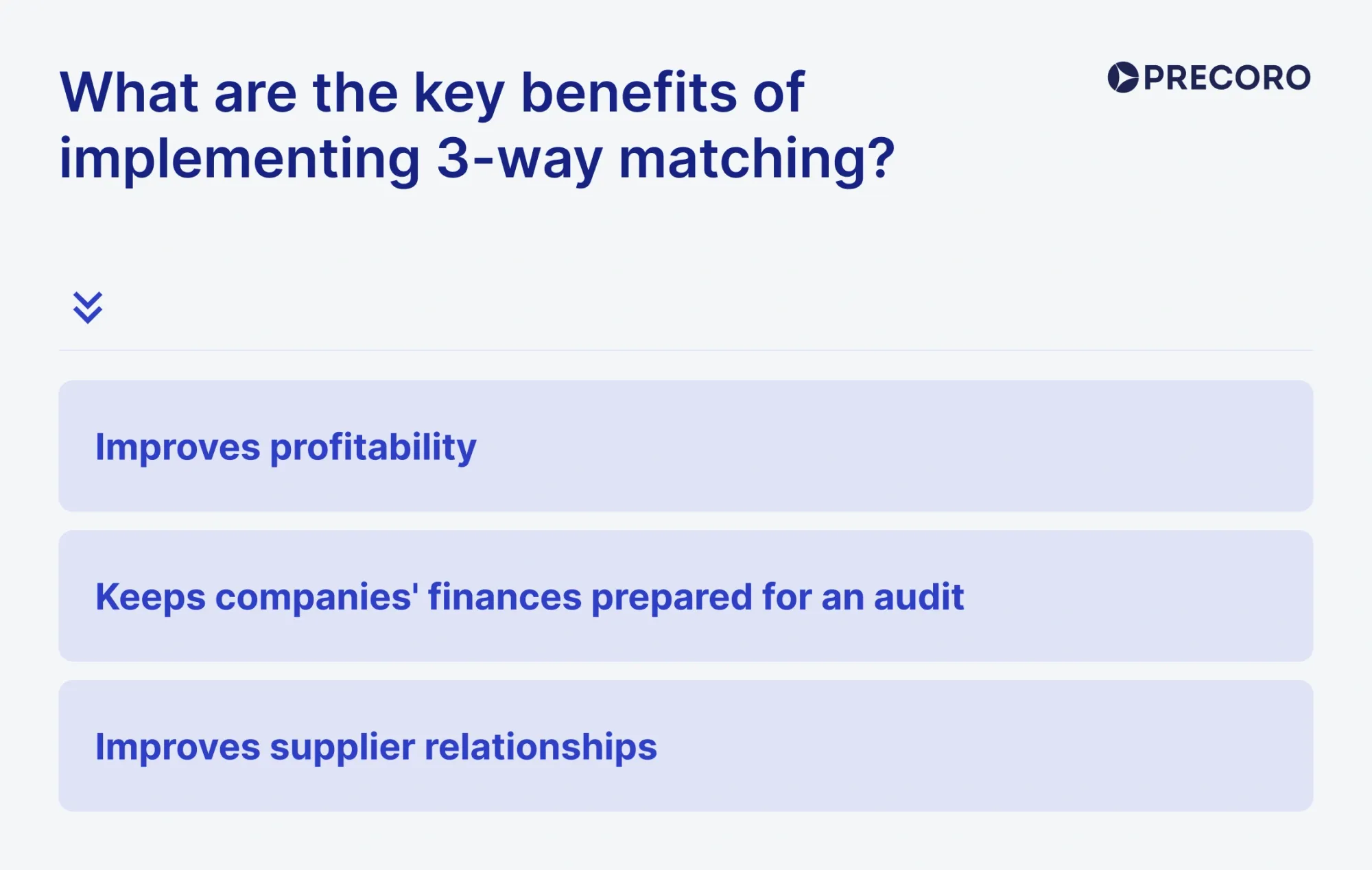 benefits of 3-way match