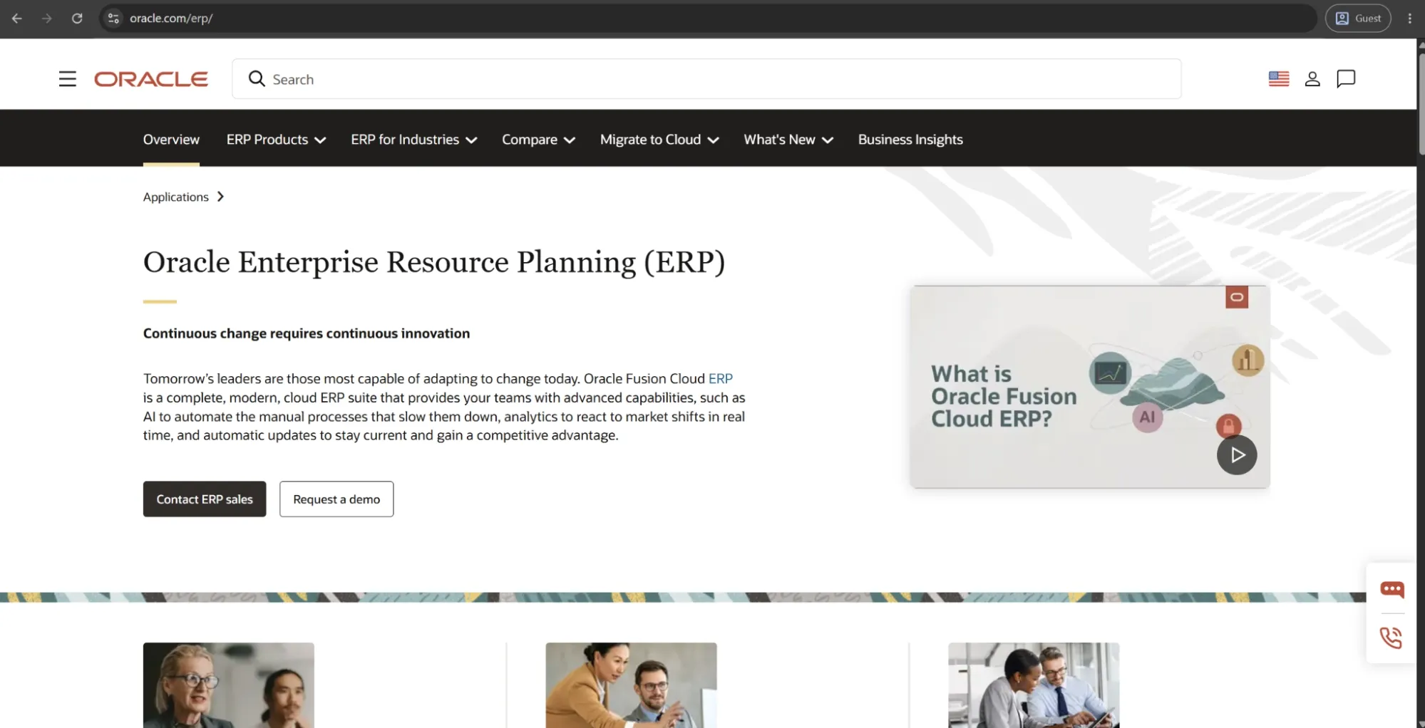 oracle fusion cloud erp