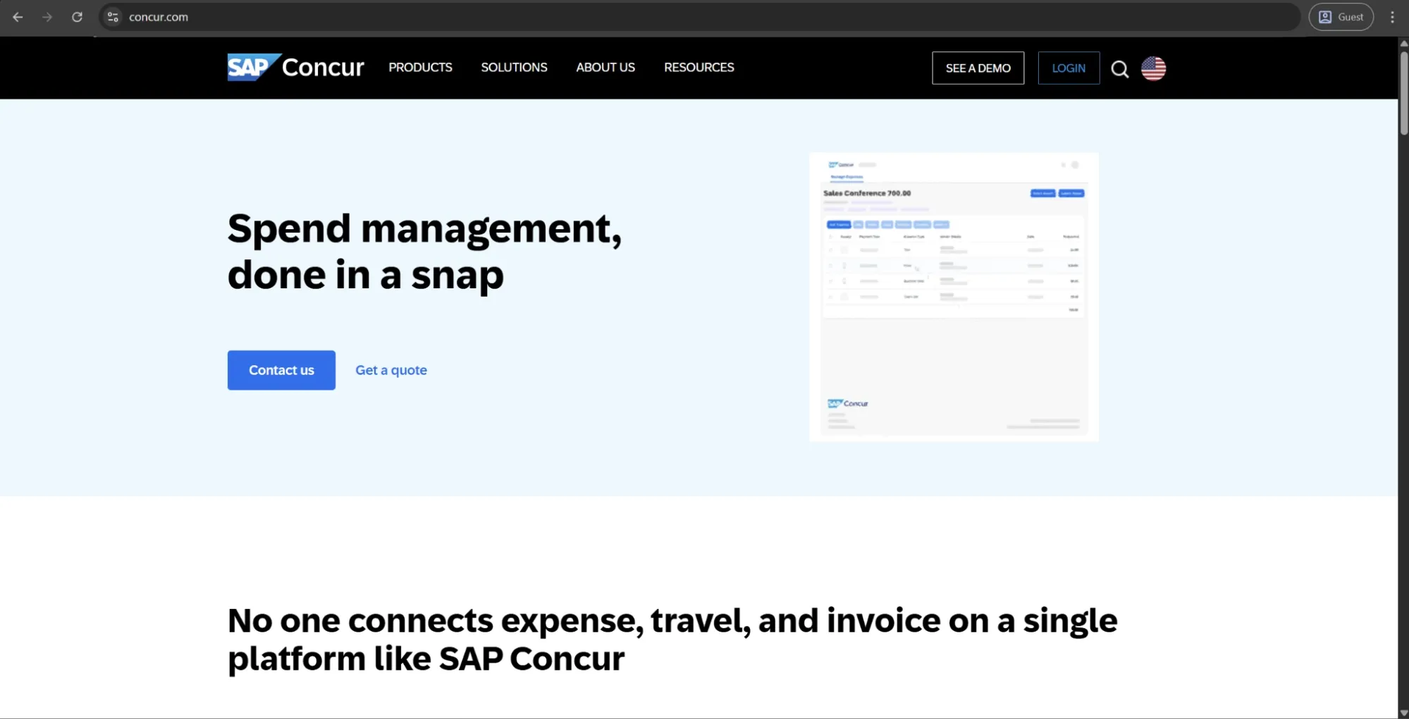 concur invoice