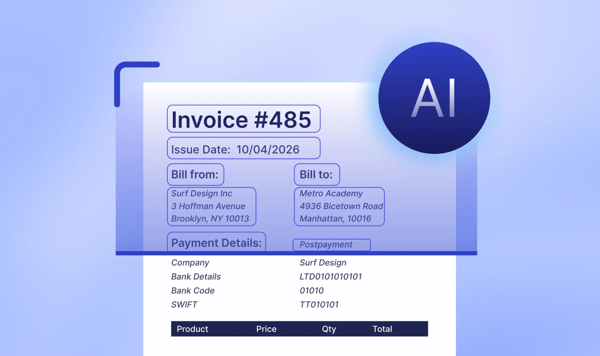 ai invoice processing