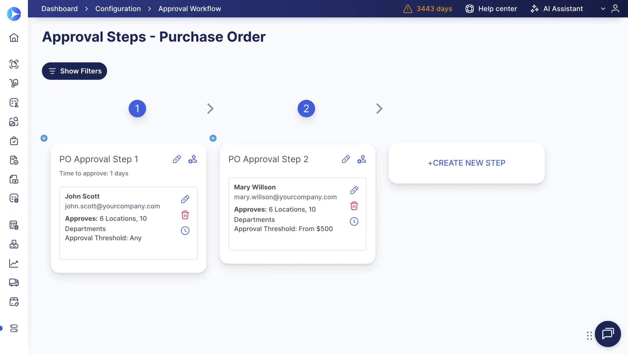 approvals precoro