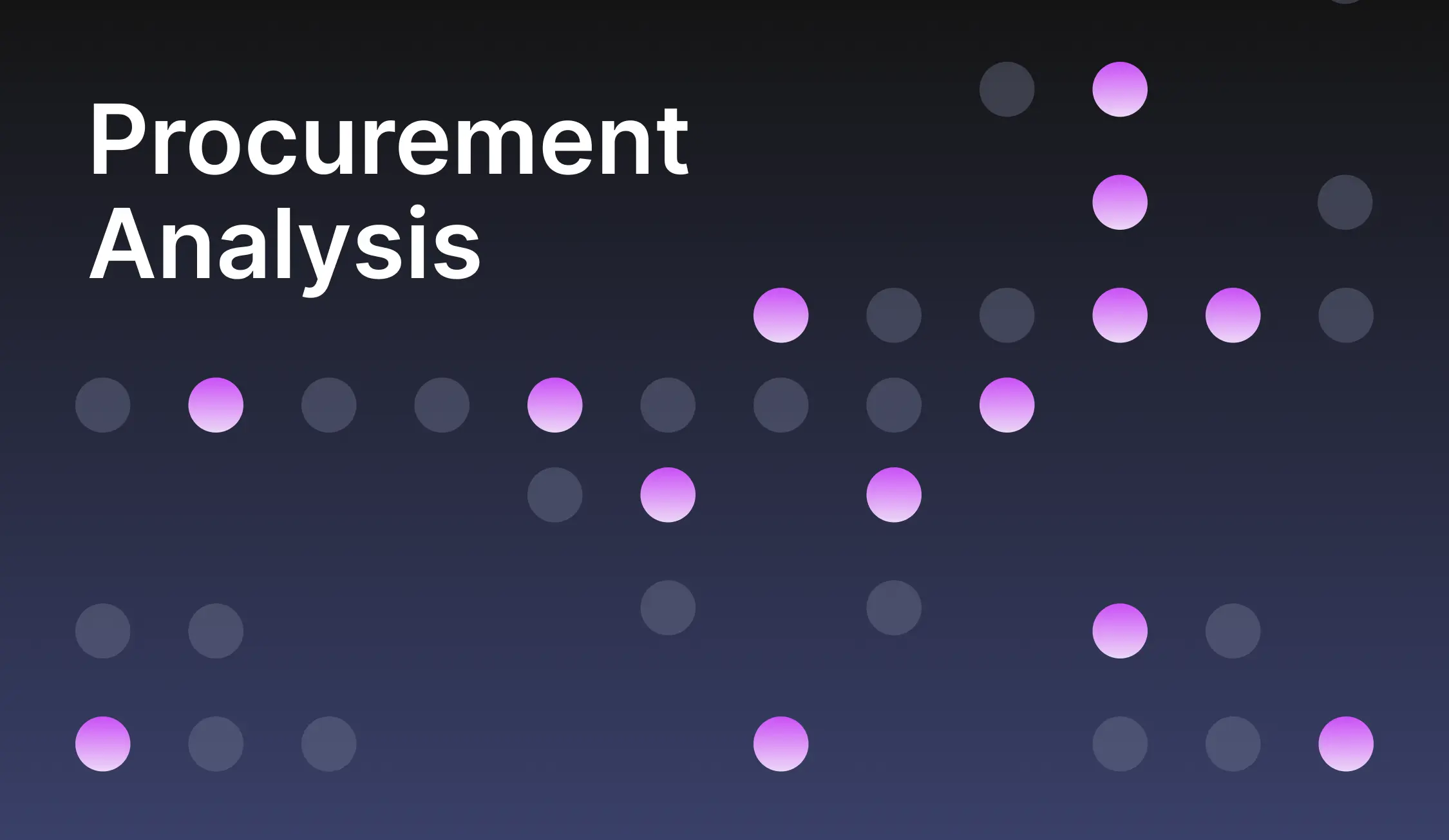 procurement analysis