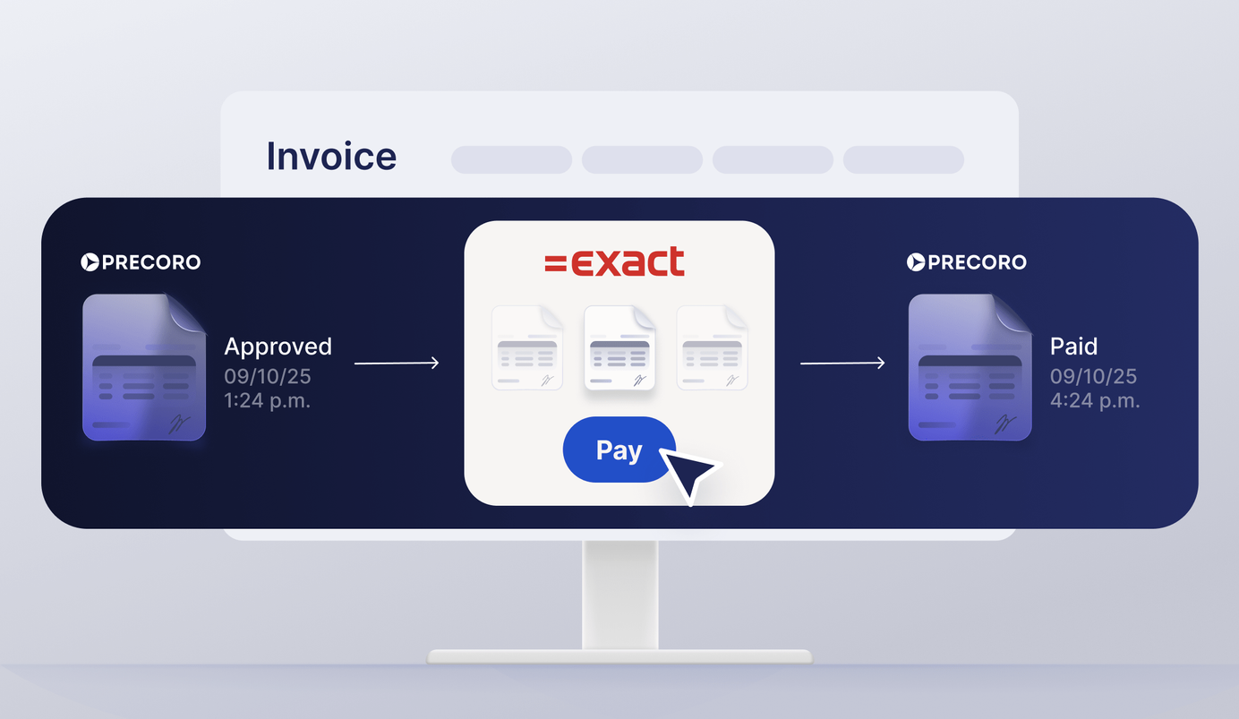 Pay Bills Accurately with Precoro and Exact Online
