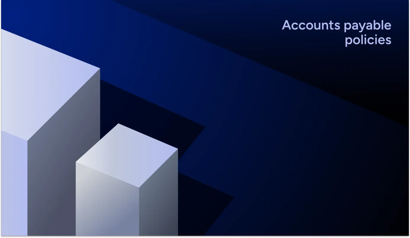 accounts payable policies