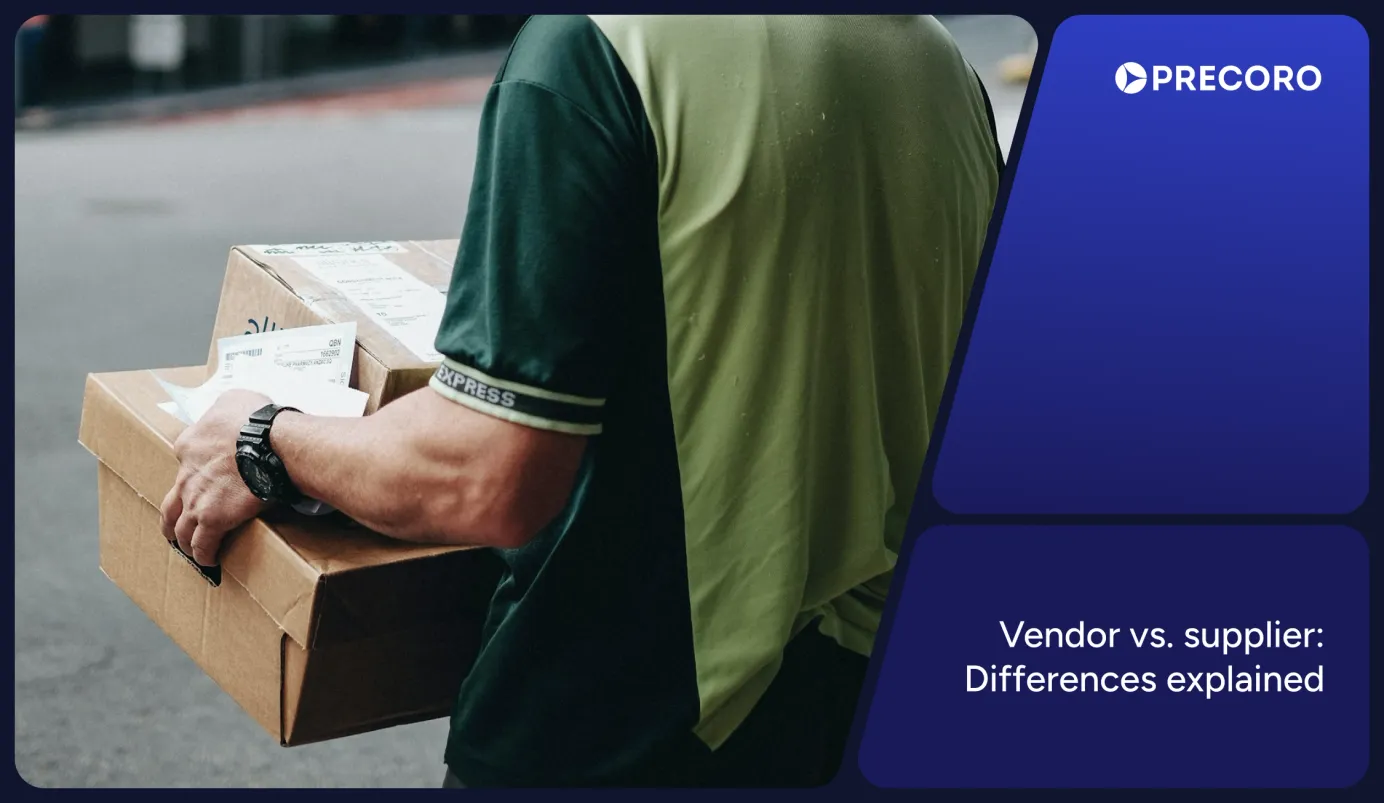 vendor vs supplier