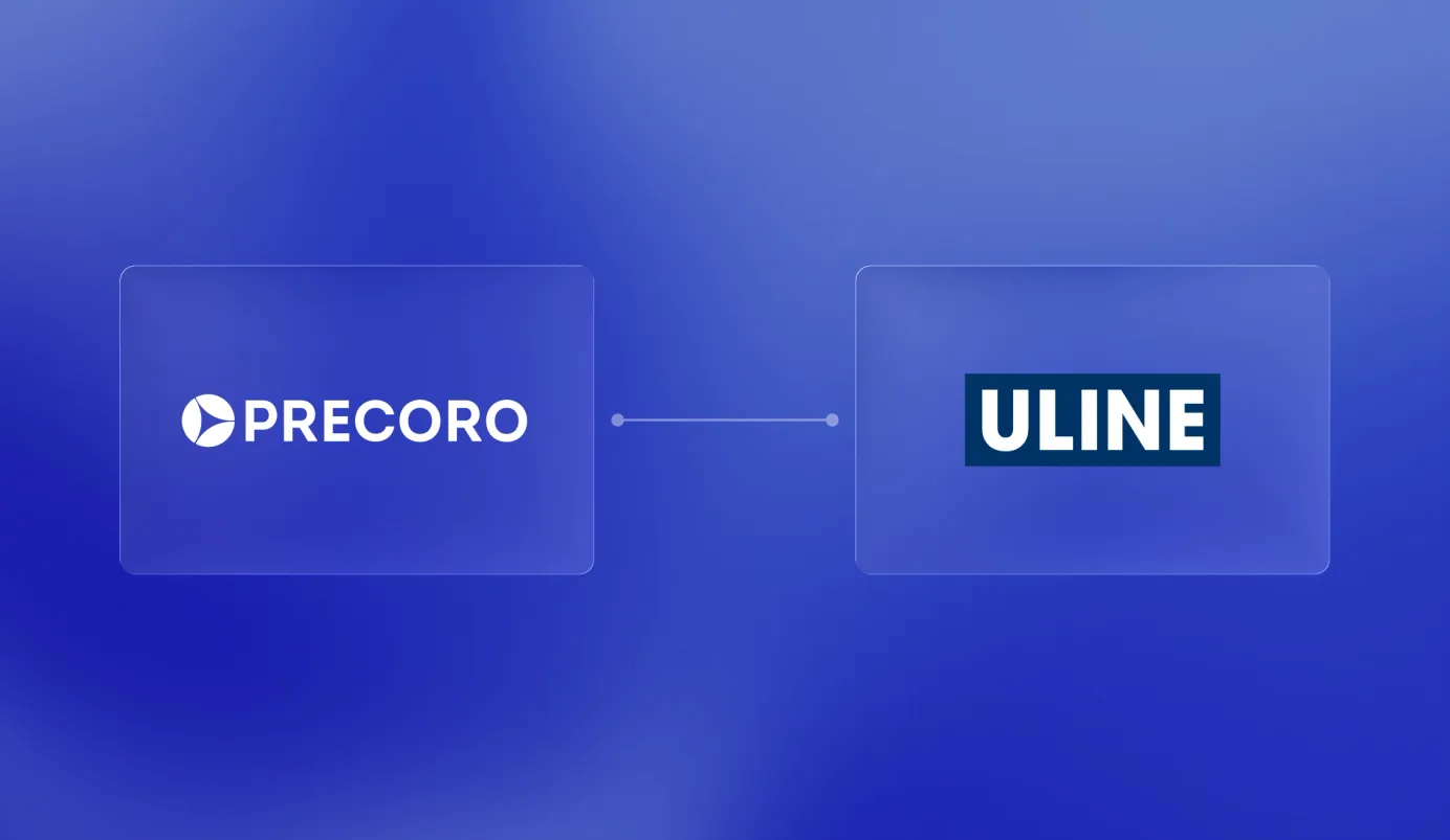 uline and precoro integration