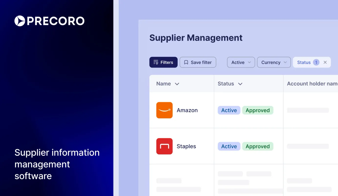 supplier information management