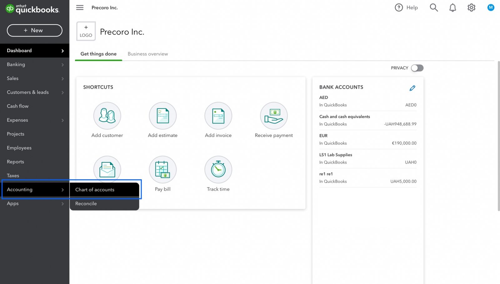 How to undo reconciliation in quickbooks online