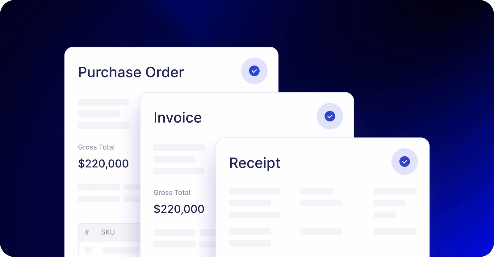Three-Way Matching and OCR